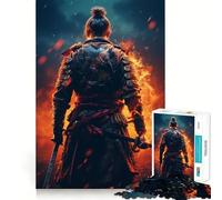 Rompecabezas Samurai Fire para Adolescentes, 1000 Piezas, Juguete para ejercitar la Mente, Arte para Relajarse, (38x26cm)