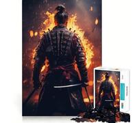Rompecabezas Samurai Fire para Adultos, 1000 Piezas, Juguete para ejercitar la Mente, pasatiempo Tranquilo, diseño, Montaje, Regalo navideño (38x52cm)