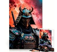 Rompecabezas Samurai Galactic de 1000 Piezas para Adultos: Mejora la Memoria, diversión Tranquila, Bordes Afilados, Regalo navideño (38x52cm)