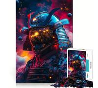 Rompecabezas Samurai Galaxy Warrior de 1000 Piezas para Adultos: Ayuda a Mejorar la Memoria, Calma Mental, diseño, Montaje y Regalo Creativo (38x52cm)