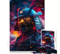 Rompecabezas Samurai Galaxy Warrior para Adultos, 1000 Piezas, ejercita la Mente, relaja la Mente, Pieza de colección Exact Edge Art (50x75cm)