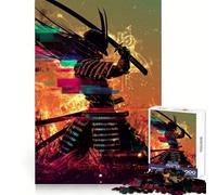 Rompecabezas Samurai Glitch de 1000 Piezas para Adultos Mejora la Memoria Diversión Tranquila Corte de Primera Calidad Regalo Memorable (38x26cm)