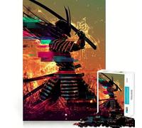 Rompecabezas Samurai Glitch para Adolescentes, 1000 Piezas, Mejora la Memoria, diversión Relajante, Corte Premium, Regalo Elegante (50x75cm)