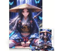 Rompecabezas Samurai Guardian de The Hard Jigsaw Puzzle para Adultos, 1000 Piezas, Reason Skill Toy Family Time, Tight Cut Art Collectible (50x75cm)