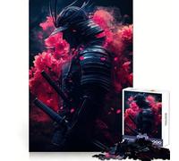 Rompecabezas Samurai in Bloom de 1000 Piezas para Adolescentes Juguete de lógica Fuerte Relajación Mental Bordes definidos Regalo Elegante (38x26cm)