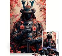 Rompecabezas Samurai in Bloom de 1000 Piezas para Adolescentes, Juguete de lógica Fuerte, Tiempo Sereno, Borde Transparente, Regalo Creativo (50x75cm)