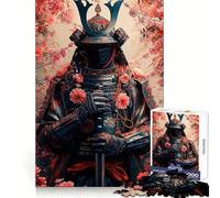 Rompecabezas Samurai in Bloom de 1000 Piezas para Adolescentes Mejora la Memoria Juego Casual y Relajante Bordes precisos Regalo Elegante (38x26cm)