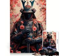 Rompecabezas Samurai in Bloom para Adultos, 1000 Piezas, para Fortalecer la Memoria, Divertido, de Calidad, Elegante, Regalo (38x52cm)