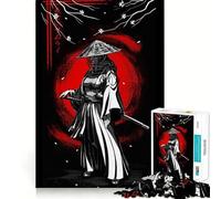 Rompecabezas Samurai Japan de 1000 Piezas para Adolescentes, Juguete Mental para aliviar el estrés, Corte Premium, (38x26cm)
