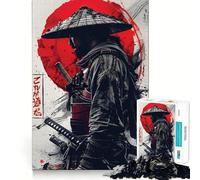 Rompecabezas Samurai Japan de 1000 Piezas para Adultos Fortalece la Memoria, Calma la Mente, cálida Sorpresa (38x52cm)