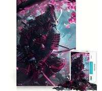 Rompecabezas Samurai Japan de 1000 Piezas para Adultos, Juguete Inteligente, Divertido y Casual, con Bordes Lisos, decoración de Pared (38x26cm)