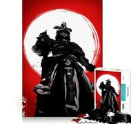 Rompecabezas Samurai Japan de 1000 Piezas para Adultos Juguete Inteligente para el hogar Corte Suave Sorpresa navideña (38x26cm)