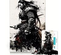 Rompecabezas Samurai Japan de 1000 Piezas para Adultos Juguete Inteligente para el hogar Corte Suave Sorpresa navideña (50x75cm)