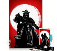 Rompecabezas Samurai Japan de 1000 Piezas para Adultos Juguete Inteligente para el hogar Corte Suave Sorpresa navideña (38x52cm)