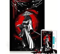 Rompecabezas Samurai Japan para Adultos, 1000 Piezas, Juguete para ejercitar la Mente, pasatiempo Tranquilo, diseño, Montaje, Regalo navideño (50x75cm)