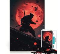 Rompecabezas Samurai Sekiro de 1000 Piezas para Adolescentes, Juguete de lógica, diversión silenciosa, Corte Suave, Regalo Encantador (38x26cm)