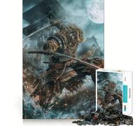 Rompecabezas Samurai Sekiro de 1000 Piezas para Adolescentes, Juguete de lógica Pura, Suave y Relajante, Corte Limpio, Pieza de Arte Fino (50x75cm)