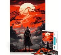 Rompecabezas Samurai Sekiro de 1000 Piezas para Adolescentes Mejora la Memoria Juego Casual y Relajante Bordes precisos Regalo Elegante (50x75cm)