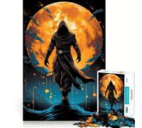 Rompecabezas Samurai Sekiro de 1000 Piezas para Adultos: Mejora la Memoria, diversión Relajante, Bordes Afilados, Regalo navideño (38x52cm)