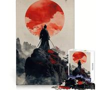 Rompecabezas Samurai Serenity de 1000 Piezas para Adultos y Adolescentes Juguete Intelectual para el hogar Disfrute de un Corte de Calidad Regalo clásico (38x52cm)