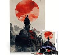 Rompecabezas Samurai Serenity para Adolescentes de 1000 Piezas, Juguete para estimular la lógica, diversión en Interiores, Borde Premium, Regalo Memorable (38x26cm)