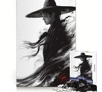 Rompecabezas Samurai Spirit de 1000 Piezas para Adultos: Mejora la Memoria, Calma la Mente, diseño, Montaje, Regalo Creativo (50x75cm)