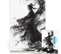 Rompecabezas Samurai Spirit de 1000 Piezas para Adultos Mejora la Memoria y Alivia la ansiedad Bordes precisos Sorpresa navideña (38x26cm)