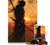 Rompecabezas Samurai Sunset para Adolescentes, 1000 Piezas, Juguete Que desafía la Mente, diversión Relajante, Corte preciso, Regalo Festivo (38x26cm)