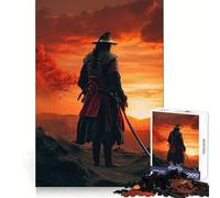 Rompecabezas Samurai V de 1000 Piezas para Adolescentes Mejora la Memoria Tiempo de relajación Bordes precisos Regalo Creativo (38x26cm)