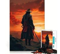 Rompecabezas Samurai V de 1000 Piezas para Adolescentes Mejora la Memoria Tiempo de relajación Bordes precisos Regalo Creativo (38x26cm)