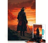 Rompecabezas Samurai V de 1000 Piezas para Adultos Juguete Inteligente para armar Juntos Diversión con Corte preciso Exhibición artística (50x75cm)