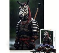 Rompecabezas Samurai Zebra de 1000 Piezas para Adolescentes Juguete para desarrollar la Habilidad Mental y Relajarse Corte preciso (38x52cm)