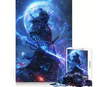 Rompecabezas Samurais Blue Fury de 1000 Piezas para Adolescentes Juguete de lógica sólida, diversión pacífica, Corte de precisión, Regalo increíble (38x26cm)