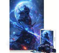 Rompecabezas Samurais Blue Fury de 1000 Piezas para Adolescentes Mejora la Memoria Ocio en casa Imagen para armar Un Regalo Encantador (38x52cm)
