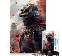 Rompecabezas Samurais Honor de 1000 Piezas para Adolescentes Juguete de lógica, Sencillo y Divertido Bordes Suaves Regalo Elegante (38x26cm)