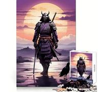 Rompecabezas Samurais Solitude de 1000 Piezas para Adultos Juguete para el hogar Disfrute de un Corte Fino Regalo Ideal para Papá Noel (50x75cm)