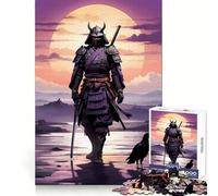 Rompecabezas Samurais Solitude para Adolescentes, 1000 Piezas, Wise Think Toy, Gentle Leisure, Tight Cut, Santa Wish List (38x26cm)
