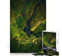 Rompecabezas Santuario Tropical Secreto de 1000 Piezas para Adultos Refuerza la Memoria, entretiene y se Divierte Regalo Elegante (38x26cm)