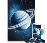 Rompecabezas Saturno en el Espacio de 1000 Piezas para Adolescentes Mejora la Memoria, relaja la Mente y CREA un Regalo Original (38x26cm)