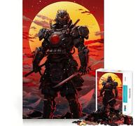 Rompecabezas Savage Samurai de 1000 Piezas para Adultos Fortalece la Memoria Tiempo de relajación Bordes limpios (38x26cm)
