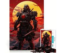 Rompecabezas Savage Samurai de 1000 Piezas para Adultos y Adolescentes Juguete para Pensar y reflexionar Alivia el estrés Regalo navideño de Corte Limpio (50x75cm)