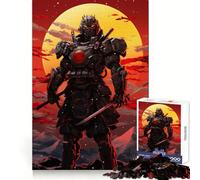 Rompecabezas Savage Samurai de 1000 Piezas para Adultos y Adolescentes Juguete para Pensar y reflexionar Alivia el estrés Regalo navideño de Corte Limpio (50x75cm)