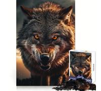 Rompecabezas Savage Wolf in Wild de 1000 Piezas para Adolescentes, Juguete de lógica de Rompecabezas, Alivio del estrés, Corte Suave, Regalo Memorable (50x75cm)