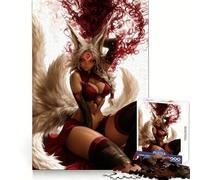 Rompecabezas Scarlet Fox Spirit de 1000 Piezas para Adolescentes Rompecabezas fácil de armar Ocio Impecable Regalo Ideal para Navidad (38x52cm)