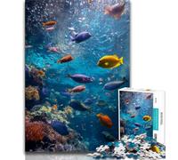Rompecabezas Sea World para Adultos de 1000 Piezas, Juego Educativo, Juguete de desafío, decoración de Pared, cumpleaños y Navidad (38x26cm)