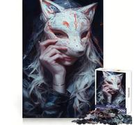 Rompecabezas Secret Fox Girl de 1000 Piezas para Adolescentes Refuerza la Memoria, Calma y relajación Bordes de Calidad (50x75cm)