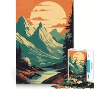 Rompecabezas Secreto Natural para Adolescentes, 1000 Piezas, diseño Relajante y para Mejorar la Memoria, Ideal para armar, Regalo clásico (38x26cm)