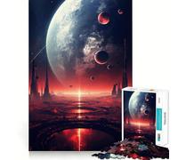 Rompecabezas Secretos del Cosmos de 1000 Piezas para Adultos Rompecabezas Mental Arte para la Calma Mental armar (38x26cm)