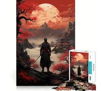 Rompecabezas Sekiro Samurai de 1000 Piezas para Adolescentes, Juguete de lógica Mental, Escape Tranquilo, Arte de Bordes Finos, Coleccionable (50x75cm)