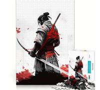 Rompecabezas Sekiro Samurai de 1000 Piezas para Adolescentes Juguete de lógica sólida, diversión Tranquila, Corte de precisión, Regalo increíble (50x75cm)